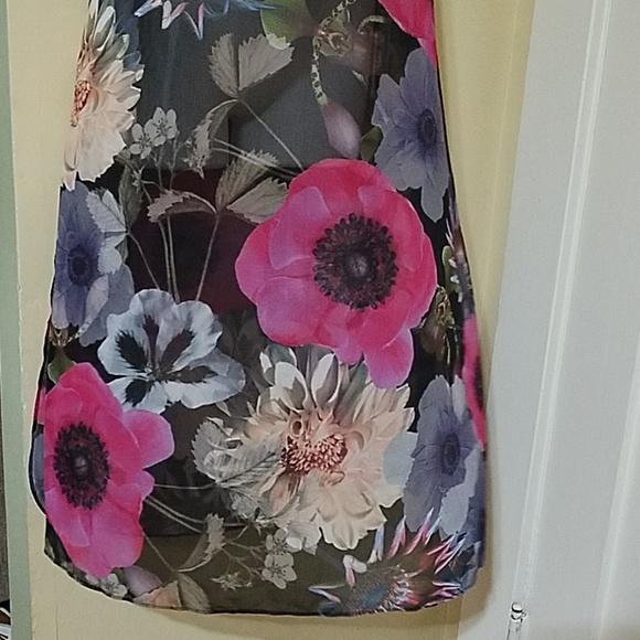 Ted Baker Neon Poppy Cover Up Size Large - Picture 5 of 6